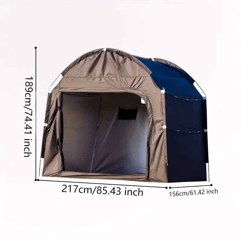 Outdoor Storage Bike Tent – Sunlight Blocking and Sun Protection Outdoor Double Door Storage Tent