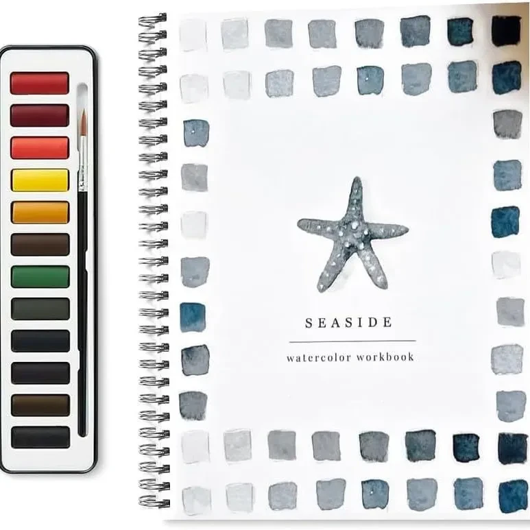 Watercolor Workbook Say Goodbye to Anxiety Awaken Your Artistic Talent