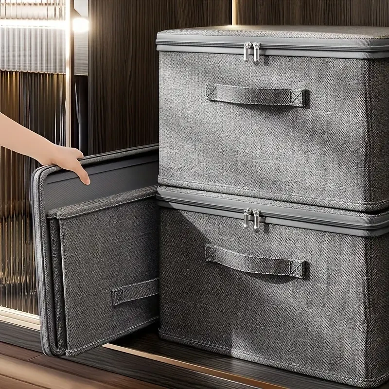 Extra Large Stackable Storage Organizer – Versatile & Space-Saving for Closet, Bedroom, Kitchen