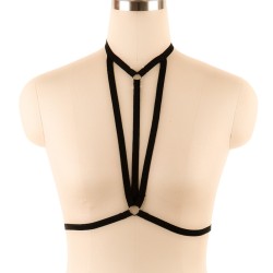 Black Temptation Sexy Bra Strap European And American