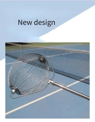 Portable Tennis Ball Picker Roller Type Basket Picking Without Bending