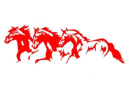 Running Horse Truck Decals