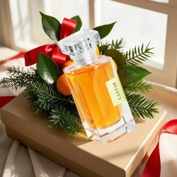 LASTAR 45ml Women's Portable Perfume – Double Orange & Jasmine Scent with Amber & Cedar, Long-Lasting Woody Fragrance, Clear Glass Bottle with Metallic Cap, Perfect Gift for Birthdays or Mother’s Day, Ideal for Daily Wear and Date Nights