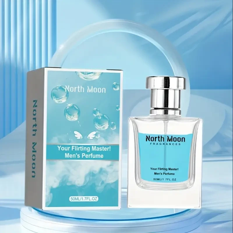 North Moon Men’s Perfume – “Your Flirting Master!” 50ml, Fresh and Invigorating Scent, Perfect for Day & Night, Ideal Gift for Men