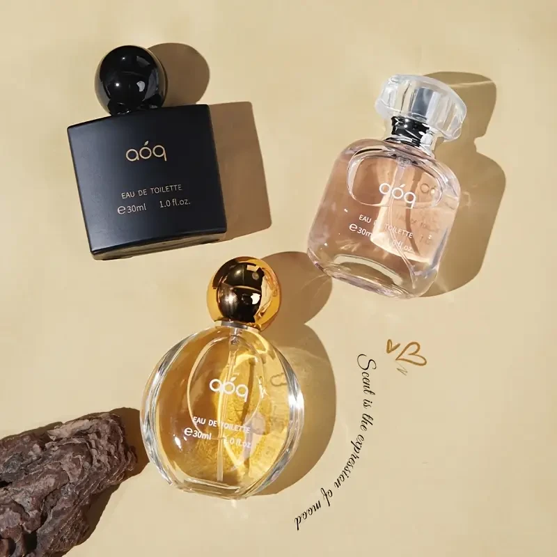 AOQ Paris Night Perfume Gift Box – 3 Bottle Women's Perfume Set, Sexy Vanilla Sweet Body Spray, Rich and Light Scent, Long-Lasting Fragrance