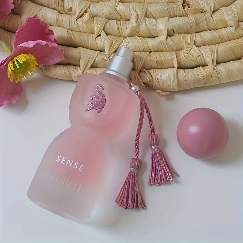 2.5oz Arabian Musk & Amber Eau de Parfum for Women & Men – Long-Lasting Floral Scent with Alcohol Formula, Elegant Pink Bottle & Purple Tassels, Dubai Luxury Gift for Day & Night Wear, Unisex Premium Fragrance for Fragrance Lovers