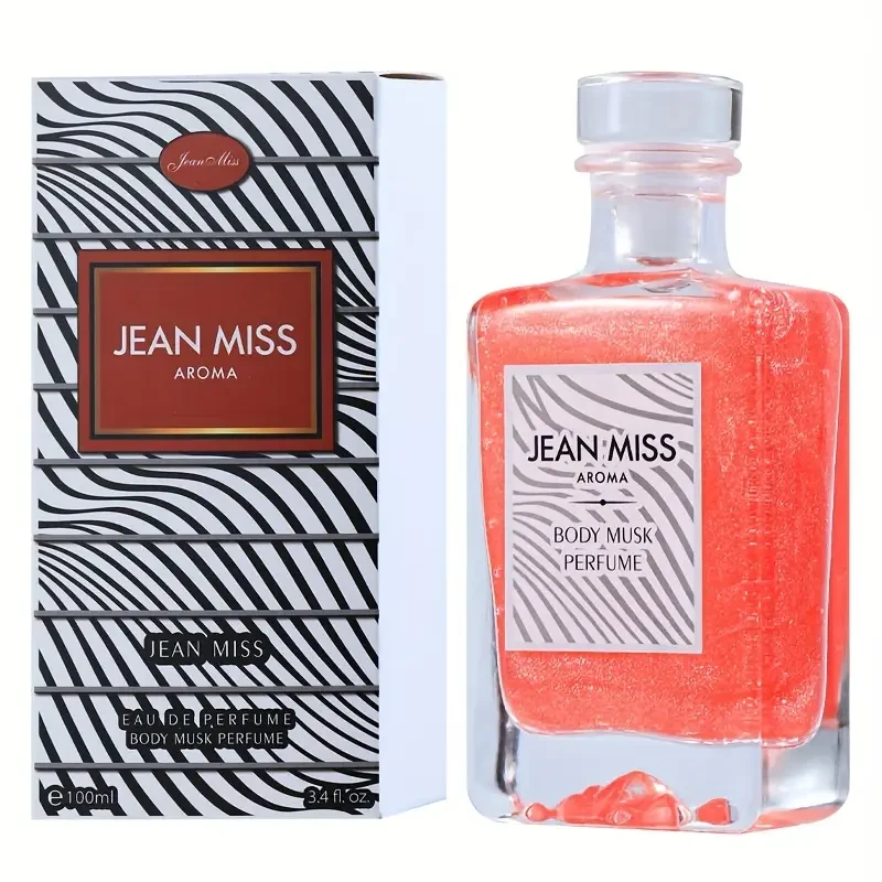 Jean Miss 100ml Glitter Eau de Parfum for Women – Long-Lasting Floral Scent, Hypoallergenic, Alcohol-Based, Perfect for Daily Wear & Dates, Ideal Gift for Her