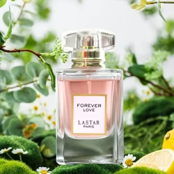 1pc LASTAR Paris Forever Love Eau de Cologne for Women – Floral Scent with Rose & Jasmine Notes, Long-Lasting Fresh Fragrance, Alcohol-Based, Formaldehyde-Free, Ideal for Daily Wear & Special Occasions
