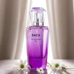 SACO Women Perfume Rose Fragrance – Men’s Favorite Scent, Floral Fruity Sweet Food Scent, Long-Lasting Fragrance, Perfect for Personal Use and Gifting