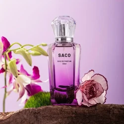 SACO Women Perfume Rose Fragrance – Men’s Favorite Scent, Floral Fruity Sweet Food Scent, Long-Lasting Fragrance, Perfect for Personal Use and Gifting