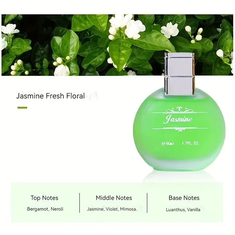 Jasmine Perfume for Women – Floral Fragrance, Long-Lasting, Elegant Scent for Daily Wear and Special Occasions