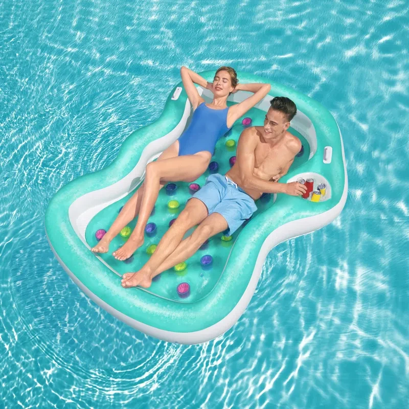 Pool Float Inflatable Boat Double-people Swimming Float Adult Swim Air Mattresses Ring Summer Water Toy