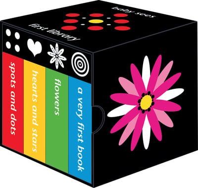 Baby Sees First Library | Contrast Board Books