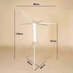 Foldable cloth drying rack