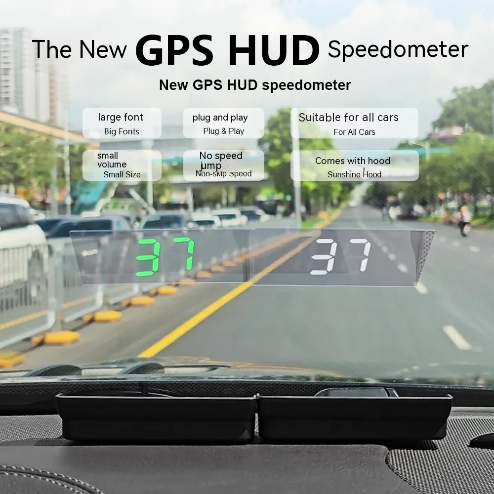 KUOWEIHUD Universal Car Digital Speedometer HUD