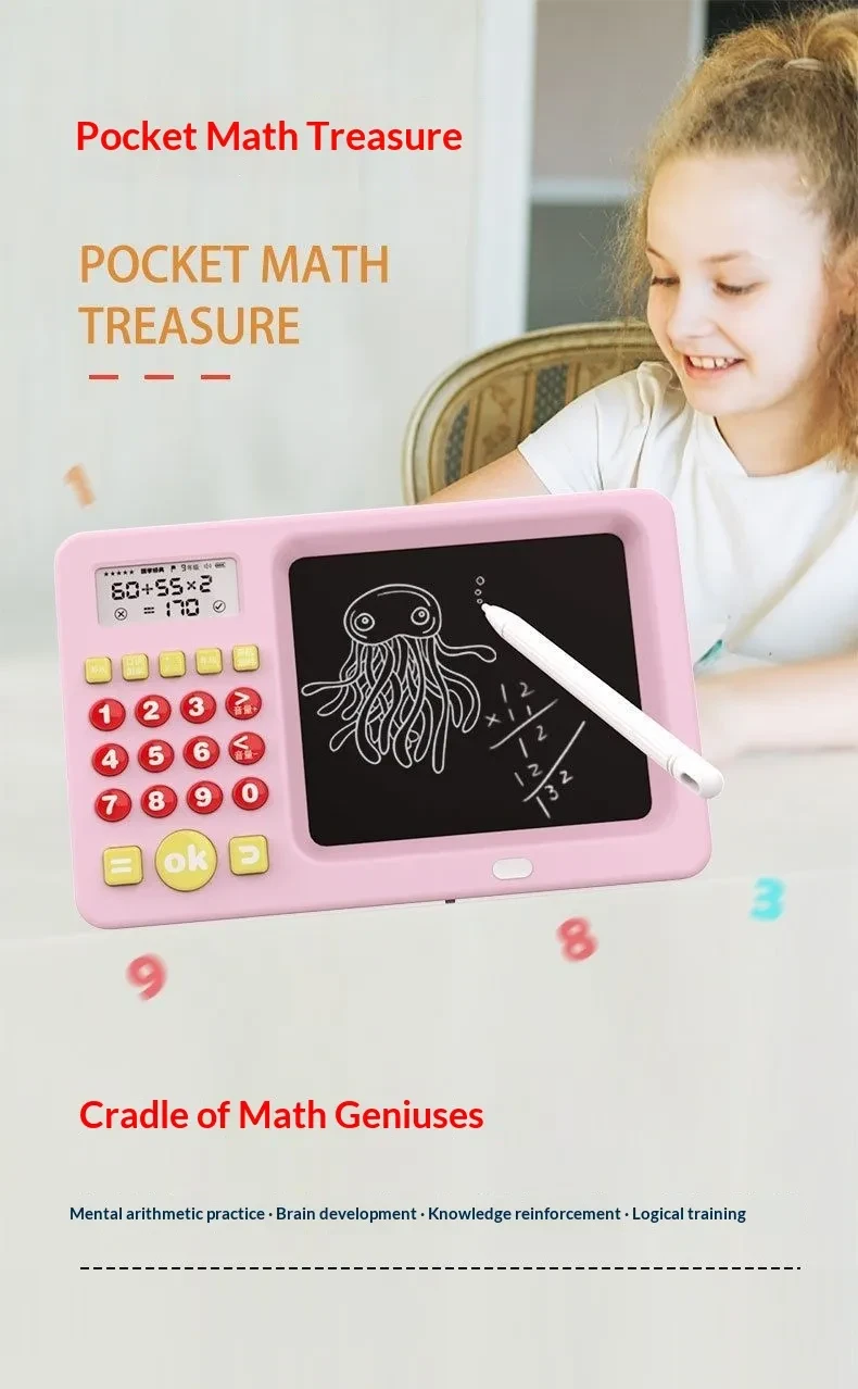 Mini Calculator Portable Student Cute Arithmetic Learning Machine