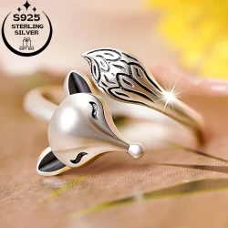 925 Silver Niche Fox Ring – A Symbolic, Vintage-Inspired Statement for the Modern Woman