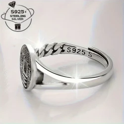 Vintage-Inspired 925 Sterling Silver Coin Ring – A Timeless Blend of Tribal Elegance and Everyday Versatility