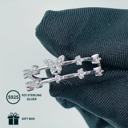 Sterling Silvery Double Layer Butterfly Ring – A Radiant Tribute to Transformation, Grace, and Feminine Elegance