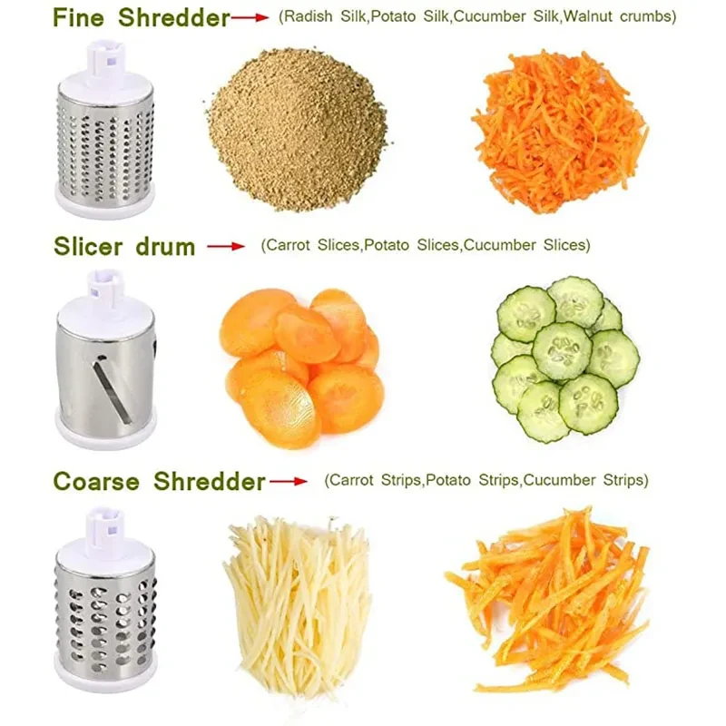 3 In 1 Vegetable Slicer Manual Kitchen Accessories Grater For Vegetable Cutter Round Chopper Mandolin Shredder Potato Home Kitchen Supplies Kitchen Gadgets