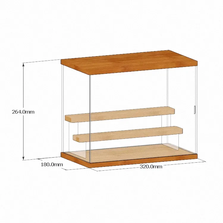 Glass Cabinet for Figures