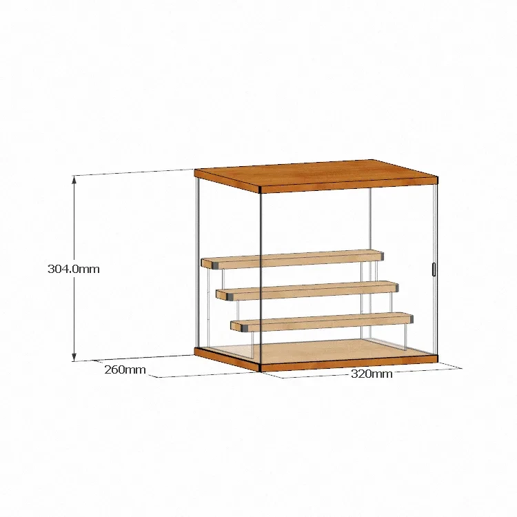 Glass Cabinet for Figures