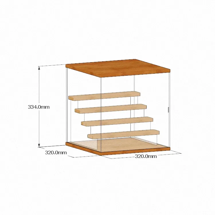 Glass Cabinet for Figures