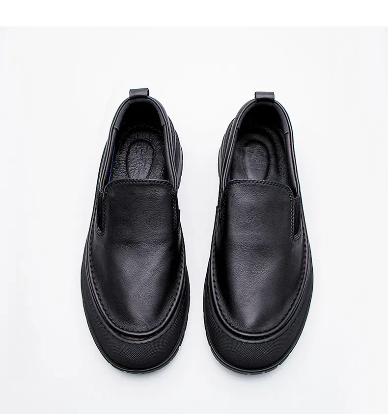 Black Casual Shoes Without Laces