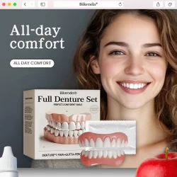 【Bikenda® Official Store】🦷Advanced Full Denture Set