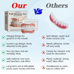 【Bikenda® Official Store】🦷Advanced Full Denture Set