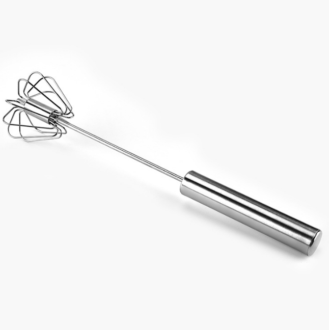 Semi-automatic Stainless Steel Egg Beater Whisk Hand Pressure Rotating Manual Mixer Egg Tools Cream Stirrer Kitchen Accessories