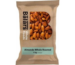 ALMONDS WHOLE ROASTED 1KG (BALARS)