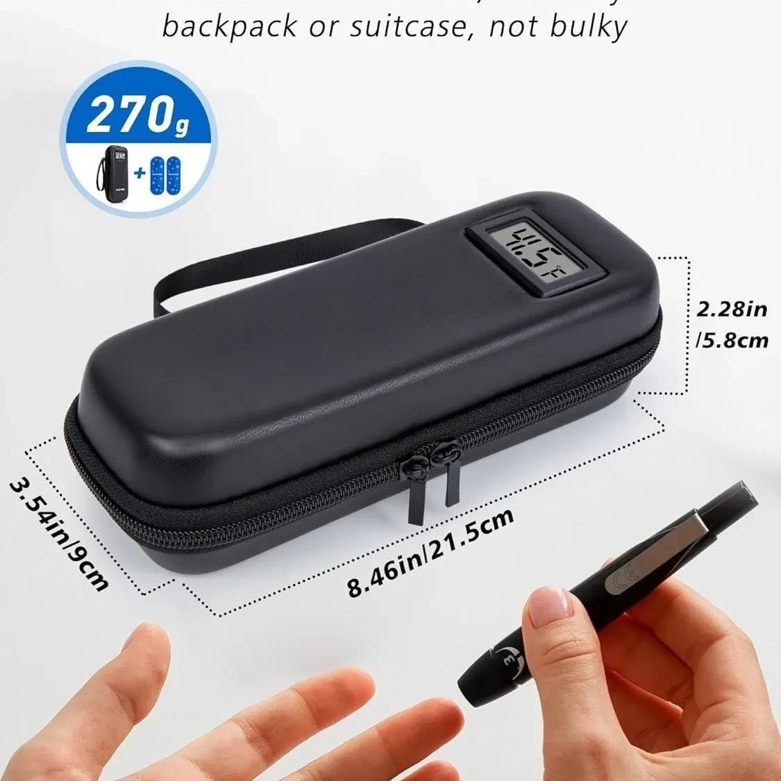 Insulin travel case