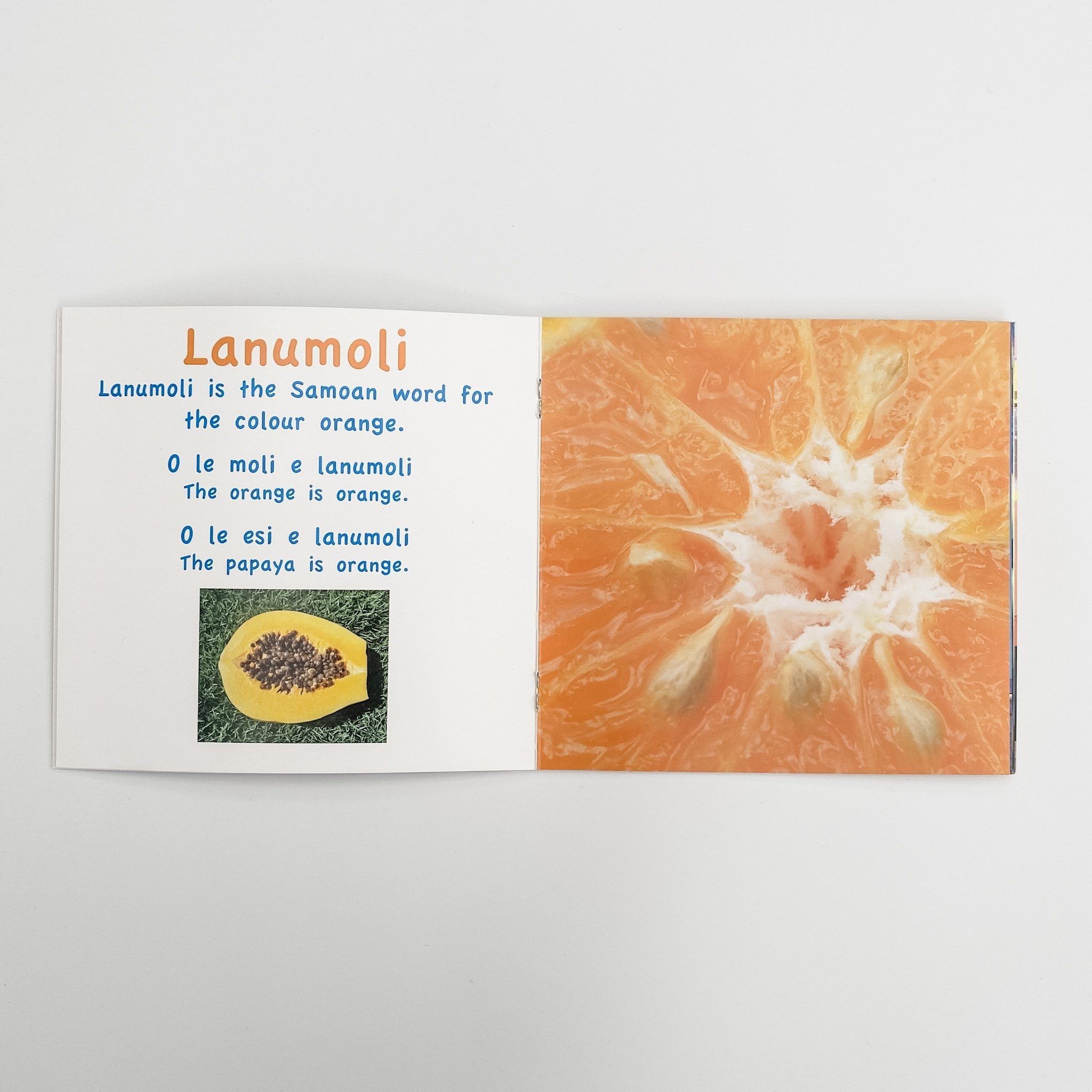 Samoan Colours Book - Made in NZ