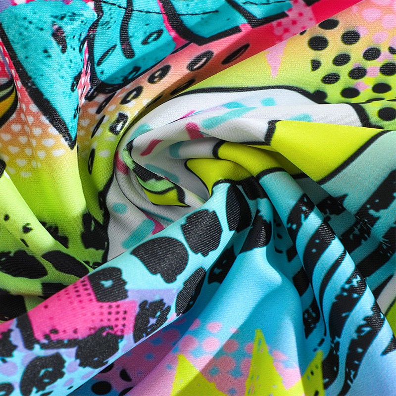 New Girl's Medium And Large Children Digital Printing Cute Cartoon One Piece Swimsuit