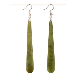 Greenstone Drop Earrings
