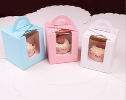 Small square cake boxes
