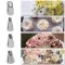 Stainless Steel 5 Piece Piping Tip Set Baking Tools
