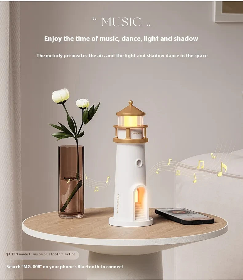 Garden Lighthouse Rotating Light