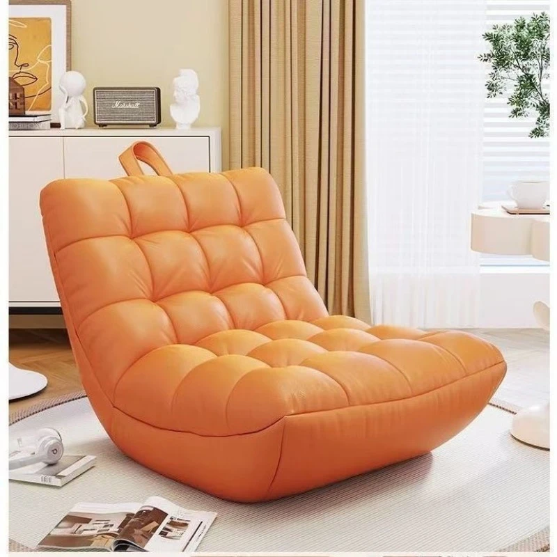 [Leisure Luxury] Cozy White Modern Lazy Sofa – Reclining & Sleeping for CATERPILLAR Design