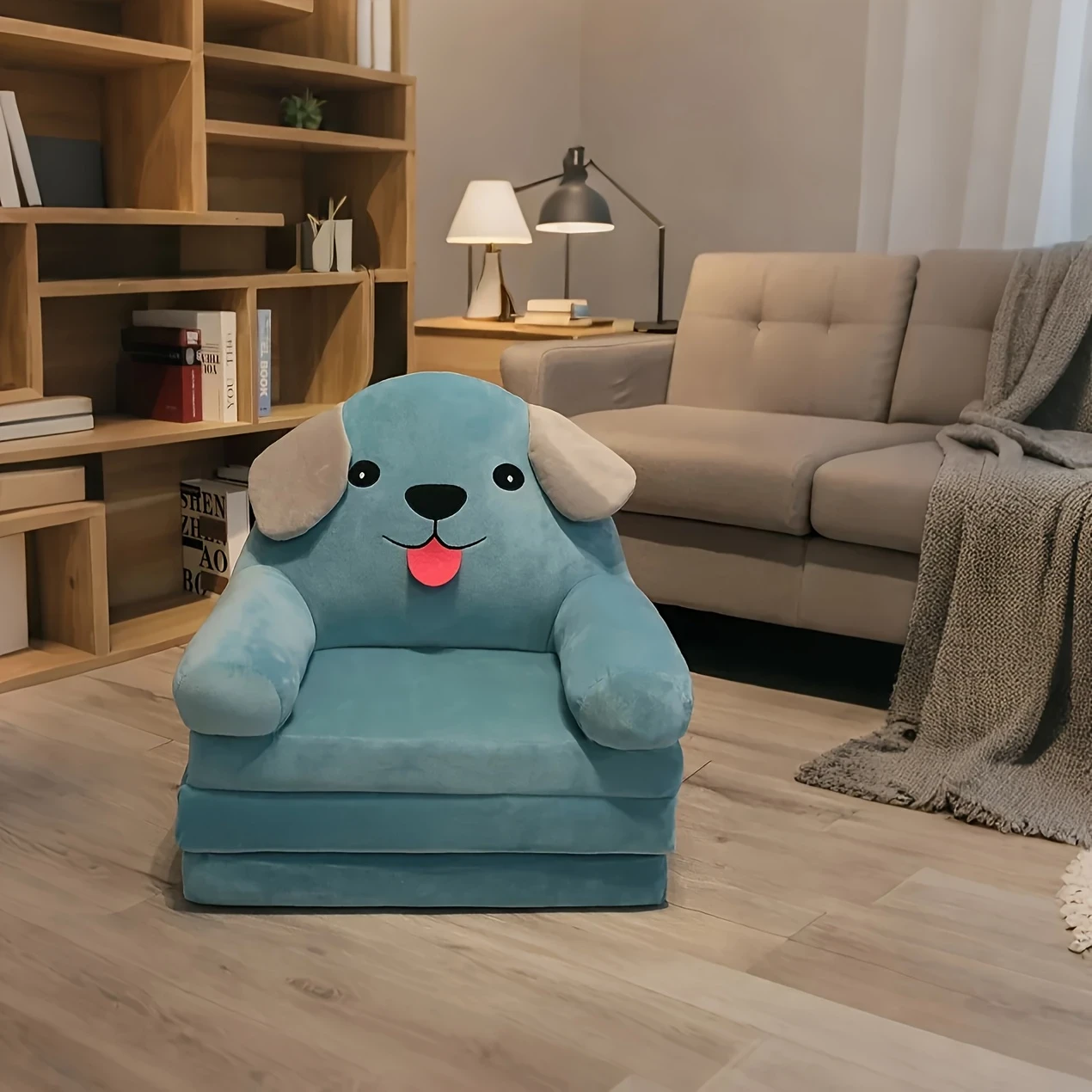 Foldable Sofa Bed – Ergonomic Sofa Chair, Disassemble & Washable, Perfect for Bedroom & Living Room