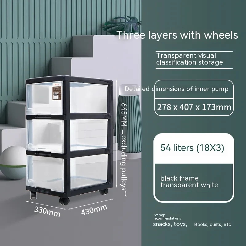 Drawers on wheels