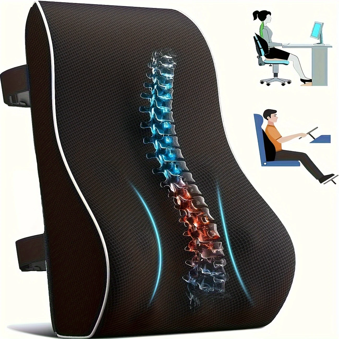 Ergonomic Lumbar Support Pillow