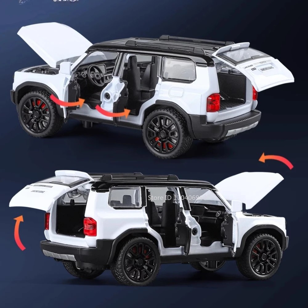 1:32 Prado SUV Car Model Toy: Detailed Alloy Die-casting Off-Road Vehicle