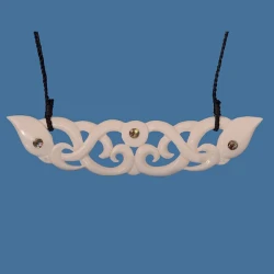 Bone Double Manaia Necklace