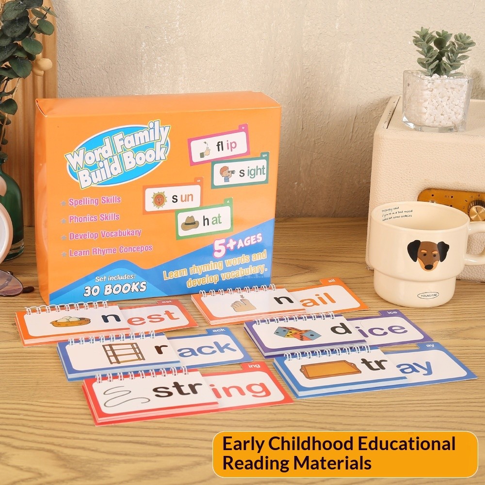 30 Read and Rhyme Flip Books