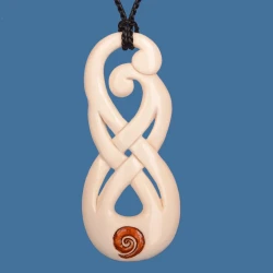 Twist couple Pendant Necklace