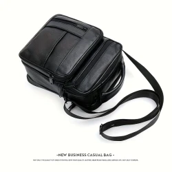 Leather Messenger Bag Crossbody Shoulder Bag – Stylish Travel Bag for Everyday Use