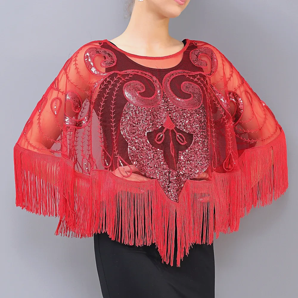 1920's fringed shawl