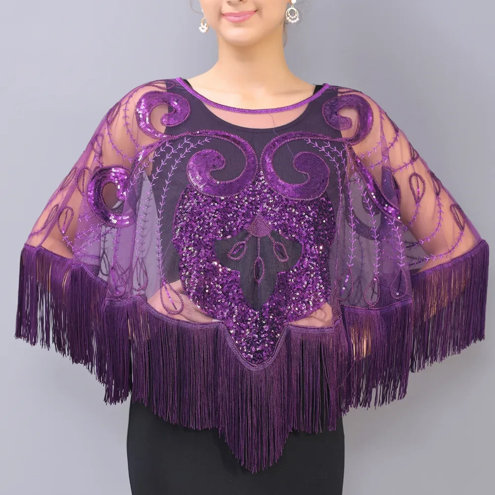 1920's fringed shawl